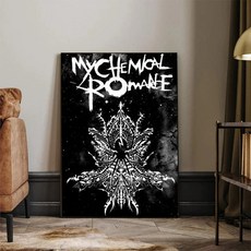 록 밴드 화학 로맨스 포스터 종이 인쇄 홈 거실 침실 입구 레스토랑 카페 아트, A. z3