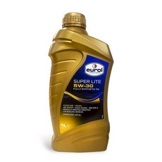 Eurol SUPER LITE 全合成引擎機油 卓越清潔 低溫啟動 延長引擎壽命, 1瓶, 5W-30, 1Le