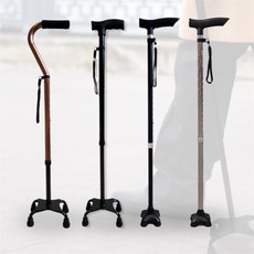 친친 지팡이 보행용지팡이, 네발 곡선형