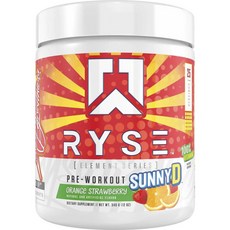 RYSE Element 系列 運動前補充 Sunny D 柳橙草莓, 1個, 340g