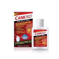 CankAid Mouth Rinse – Helps Relieve Canker Sores Gingivitis and Gum Irritation / Cleanse Soothe, CankAid Mouth Rinse – Helps Re