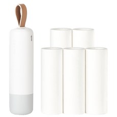 간소 휴대용 돌돌이테이프 테이프클리너 미니돌돌이 먼지제거 털제거 SET, 1개