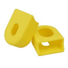 자전거 크랭크 암가드 크랭크셋 커버 크랭크 암 프로텍터 크랭크셋 커버, 2세트, Yellow