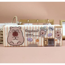 카피바라 팝업 필통 펜슬케이스, A타입