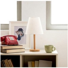 루시 우드 단스탠드 SS-9510T 테이블 조명 원목 패브릭 갓 모던 침실등, 화이트(우드)