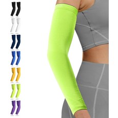 남성 여성 청소년용 하이루이 팔 압박 슬리브 자외선 차단 20-30mmHG 서포트 타투 커버 통기성 습기 흡수 기능, 2X-Large (1 Pair)