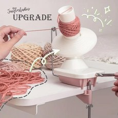 [정글스튜디오] NEW업그레이드 울와인더 뜨개실 실와인더 실감는기계 실감기도구, 신규(업그레이드_핑크), 1개, 핑크