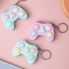 순서외우기 기억력 게임기 휴대용 미니 키링 열쇠고리, 핑크, 1개