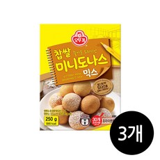 오뚜기 찹쌀 미니도나스믹스 250g x 4개