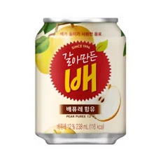 해태음료 갈아만든배 24캔입/음료/캔음료/배음료/배음료수/배음료수/배캔음료/배맛음료수/갈아만든, 238ml, 1개