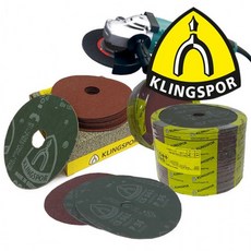 클링스포 CD561 DISC페파 180mm 연마사포, 36방 25매