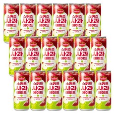 롯데칠성 델몬트 스퀴즈 사과 에이드, 240ml, 18개