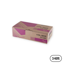 카피어랜드 3:1 코일링 115개입 1kg, 10mm, 투명, 3세트