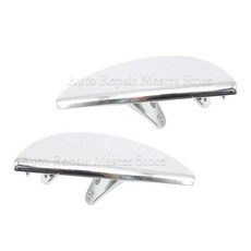 앞 범퍼 헤드라이트 와셔 크롬 왼쪽 오른쪽 커버 미니, 1개