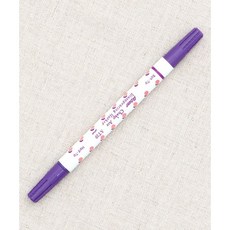 퀼트스타 일제 양면 기화성 수성펜_퍼플, 퍼플, 1개