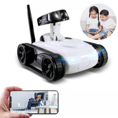 카메라 달린 RC카 실시간 촬영 RC 자동차 제어 원격 스마트폰 탱크 무선 조종, A