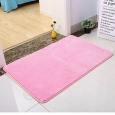 단색 컬러 대형 자취필수템 러그 현관 발매트 욕실 화장실 미끄럼방지, 1개, N. 분홍색