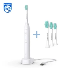 필립스 Sonicare HX2421 전동 칫솔 두 가지 모드 치아 부드러운 딥 클리닝 구강 관리 껌, 03 HX2421-02-3