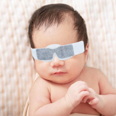 실리콘 겔 아이실더패치 아이쉴더 아이실드 신생아 황달치료 황달안대 신생아안대 M 미디움 12 x 3.7cm, 1개