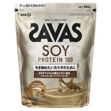 meiji 明治 SAVAS Soy Protein100大豆蛋白粉 咖啡拿鐵口味, 1包, 900g