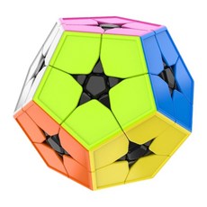 小小店舖 魅龍 二階五魔方 魔方教室 異形 魔術方塊 速解 彩色 益智玩具 正十二面體, 1個