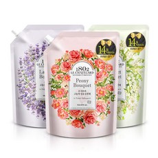 Leshatra 織物柔軟劑 3 種 1600mlx3ea, 1600mlx3 3種（1牡丹1薰衣草1鈴蘭）