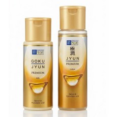 하다라보 고쿠쥰 프리미엄 로션 170ml & 밀크 140ml 세트, 1세트
