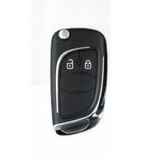 쉐보레 폴딩키 키 케이스 호환용 교체형 트랙스 스파크 말리부 스마트키 크루즈 올란도 임팔라 자동차키케이스, 고급 2버튼, 블랙, 고급 2버튼