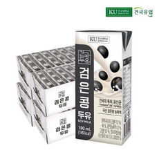 건국두유 검은콩 두유, 190ml, 1개