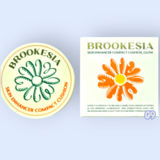 브루케시아 스킨 인핸서 컴팩트 쿠션 글로우 12g, 1, 01.페일피치