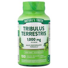 아이허브 트리블러스 1000mg 빠른 방출 캡슐 100정(캡슐 1정당 500mg), 1개, 100정