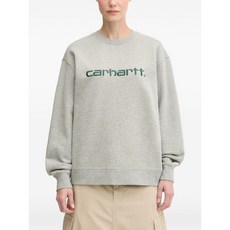 칼하트윕 로고 자수 스웨트셔츠