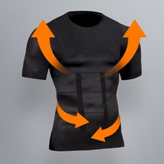 데일리텍 제로핏v2 남자 보정 반팔 속옷 바디쉐이퍼