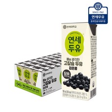 연세두유 뼈를 생각한 고칼슘 두유 검은콩, 190ml, 24개