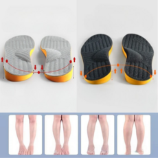 아치닥터 오다리 휜다리 X다리 교정 땀흡수 기능성 신발 깔창