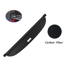 악세사리 차량용 리어 카고 커버 자동차 트렁크 롤 파티션 보안 쉴드 도난 방지, 기본, 2. Carbon fiber pattern