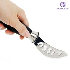 퍼플업 피자칼 피자커터 피자컷팅칼 업소용 나이프 스텐 반달 1개