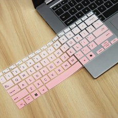 ASUS Zenbook A14 OLED 2025 UX3407 UX3407Q UX3407QA UX 3407 QA 14 인치 용 실리콘 TPU 노트북 키보드 커, 03 Gradual pink, 1개