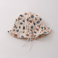 嬰兒帽子寶寶春秋夏薄款純棉防曬漁夫帽遮陽公主帽小月齡盆帽