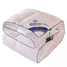 힐튼 순면 호텔이불 자가발열 흡수성 계절별 성급, 신상품 화이트