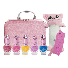 봉봉프렌즈 어린이 유아 스티커 반짝이 메니큐어 5가지 컬러 메이크업박스, 오로라세트, 1세트