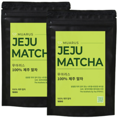 [2025 햇말차] G45 제주 말차 라테 라떼 베이킹 용 카페 파우더 분말 가루 녹차, 2개, 1개입, 100g