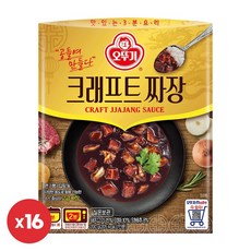 크래프트 짜장 200gx16개, 16개, 200g