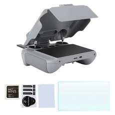 써니라이프 dji RC2 썬후드 커버케이스+액정보호 강화유리필름 패키지 아바타360/미니5프로/매빅4프로/에어3s/플립 드론 조종기 액세서리, 1세트, RC2 썬후드커버 케이스+액정보호 강화유리필름 1매