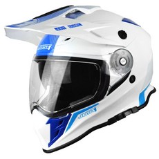 JUST1 J34 入門多功能輕量平原越野鳥帽（內墨片霓虹藍）, L