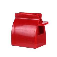 懶人浴室用品 牙膏擠壓器 手動兒童牙膏夾, 紅色, 1個