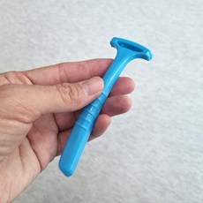 발 각질 제거 면도기 뒤꿈치 굳은살관리, 라이트블루, 3