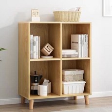 E家工廠 書櫃 落地置物架, 1個, 095-四格書架