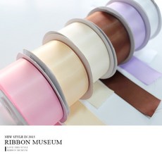 RIBBON MUSEUM 雙面素面特多龍緞帶 38mm, 1個, TD-38-PT001-6 (白)