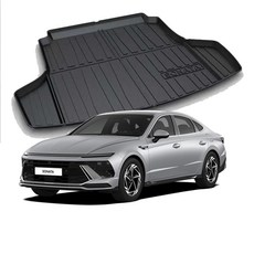 리얼핏 쏘나타 DN8 카본디자인 논슬립 3D 트렁크매트 TPE [호환]